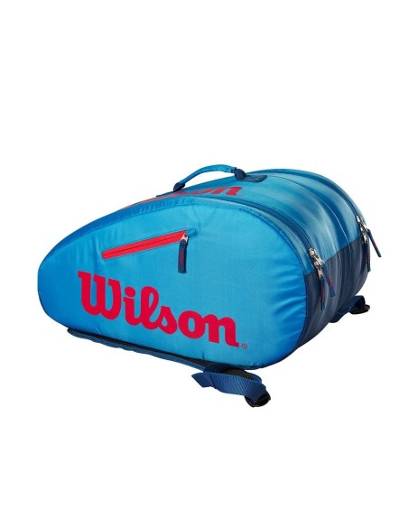 Paletero Wilson Padel Bag Azul Rojo Junior | Ofertas de pádel